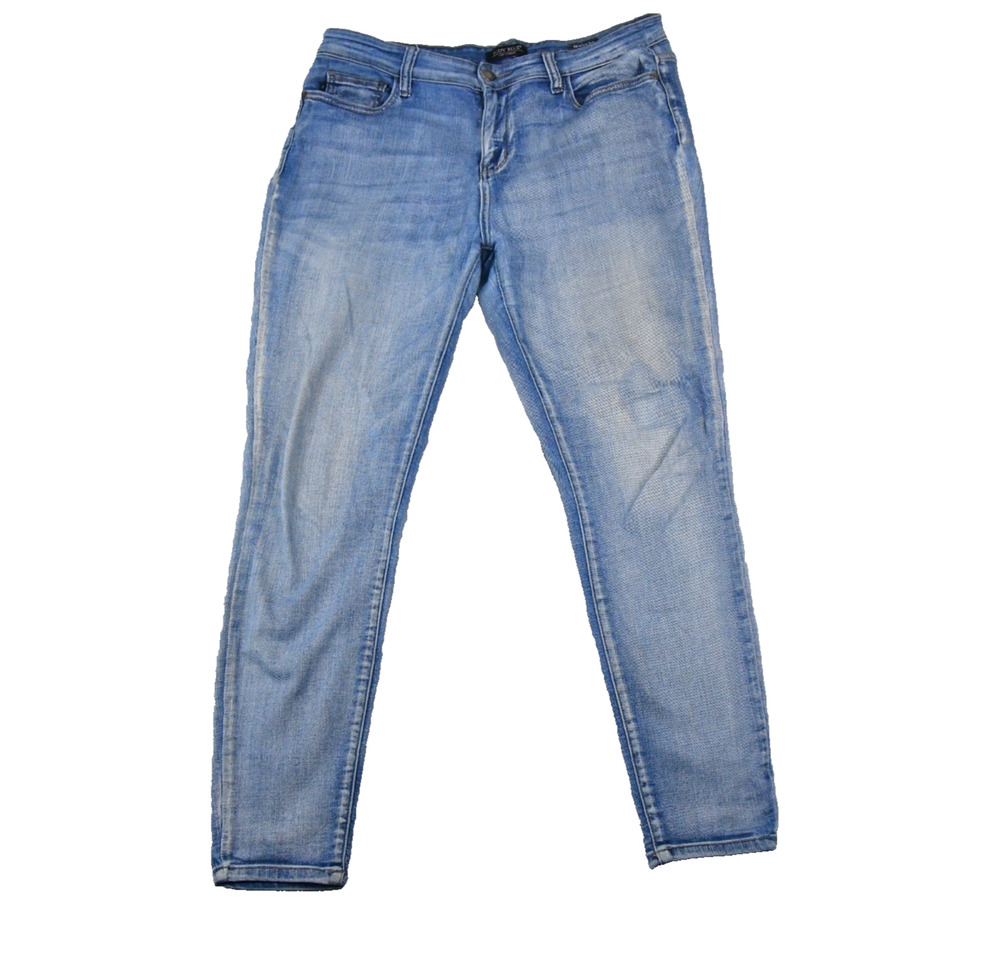 Judy Blue Jeans Womens 15/32 (34x28) Skinny Blue Denim